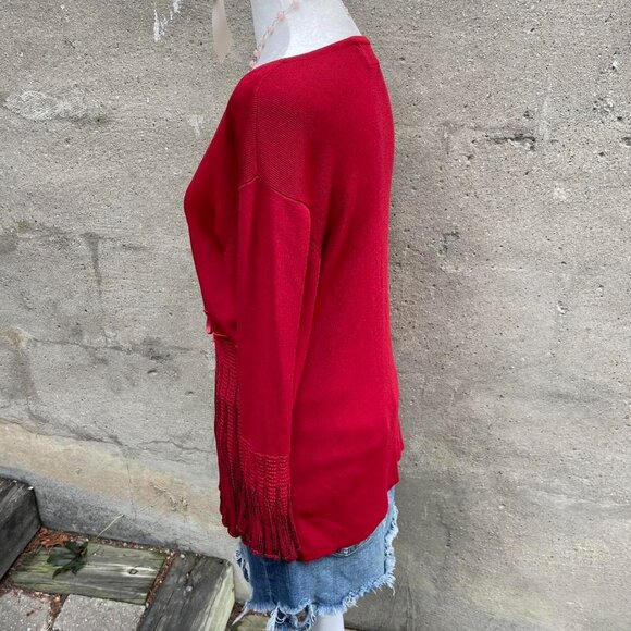 Vintage Red Cardigan - Picture 3 of 7